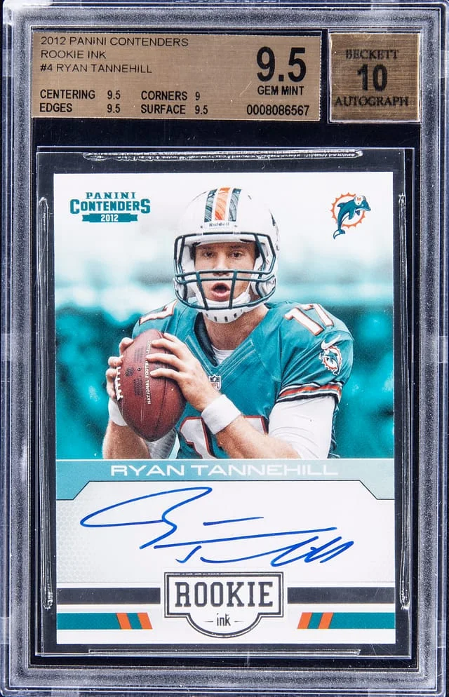 2012 Panini Contenders Ryan Tannehill Ink #4 card image