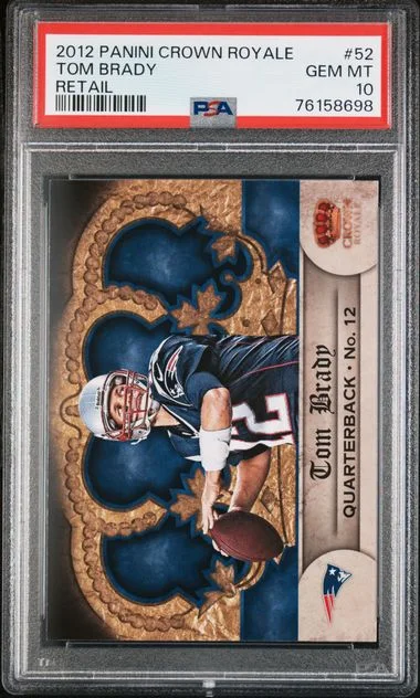 2012 Panini Crown Royale Tom Brady Retail #52 card image