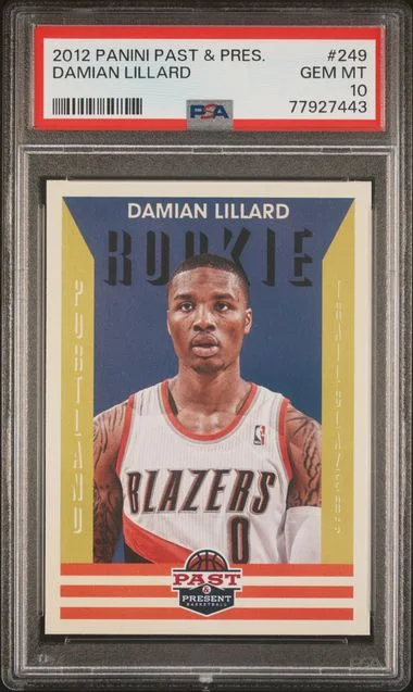2012 Panini Damian Lillard Past & Present #249 card image