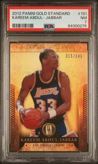 2012 Panini Gold Standard Kareem Abdul- Jabbar #191 card image