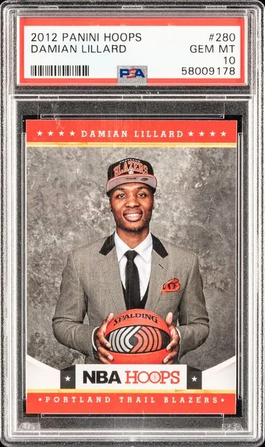 2012 Panini Hoops Damian Lillard #280 card image