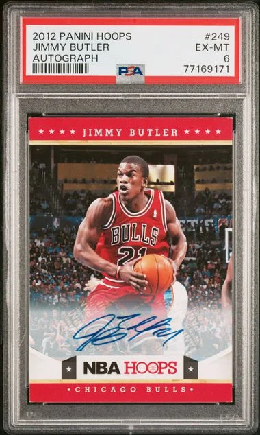 2012 Panini Hoops Jimmy Butler Autograph #249 card image