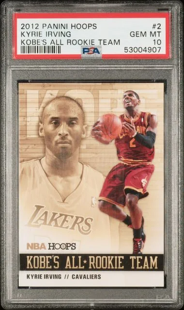 2012 Panini Hoops Kyrie Irving Kobe's All Team #2 card image