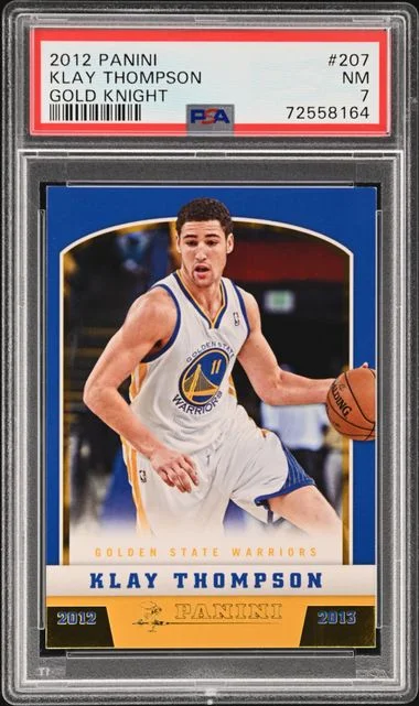 2012 Panini Klay Thompson Gold Knight #207 card image