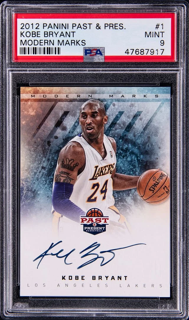 2012 Panini Kobe Bryant Past & Present Modern Marks #1 card image