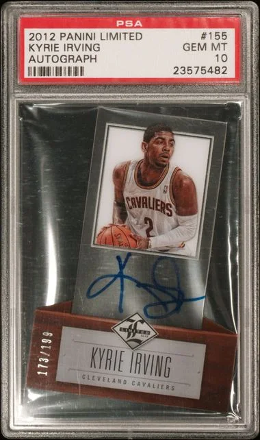 2012 Panini Kyrie Irving Limited Autograph #155 card image