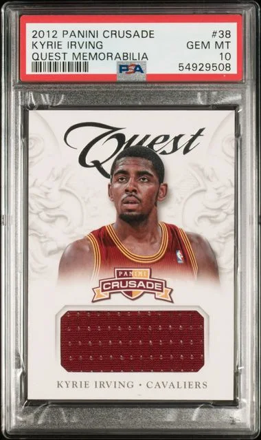 2012 Panini Kyrie Irving Crusade Quest Memorabilia #38 card image