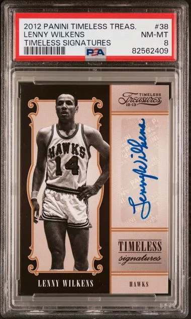 2012 Panini Lenny Wilkens Timeless Treasures Timeless Signatures #38 card image