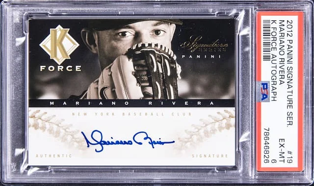 2012 Panini Mariano Rivera Signature Series K Force Autograph #19 card image