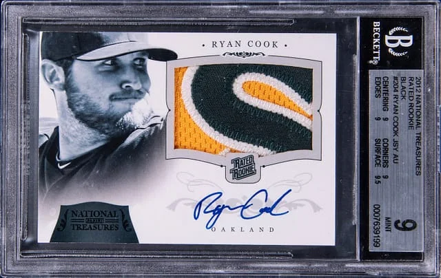 2012 Panini National Treasures Ryan Cook Rated Black #204 card image