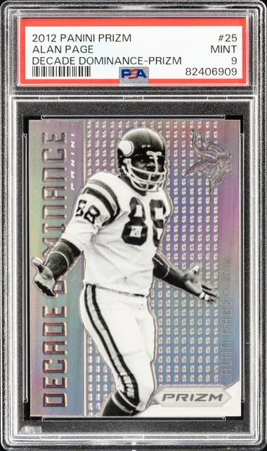2012 Panini Prizm Alan Page Decade Dominance Prizm #25 card image
