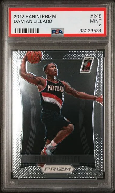 2012 Panini Prizm Damian Lillard #245 card image