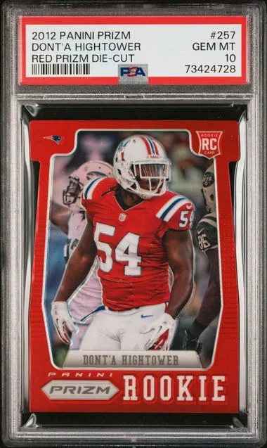 2012 Panini Prizm Dont'A Hightower Red Prizm Die-Cut #257 card image