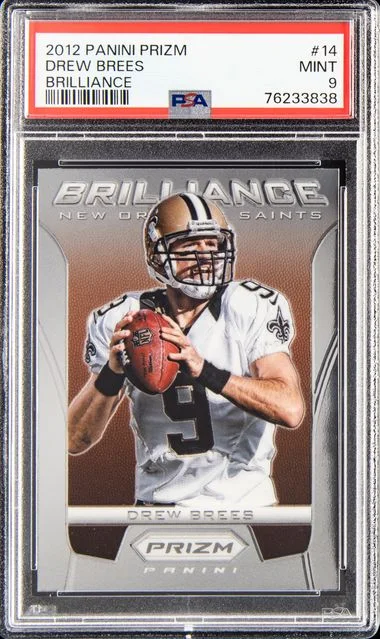 2012 Panini Prizm Drew Brees Brilliance #14 card image
