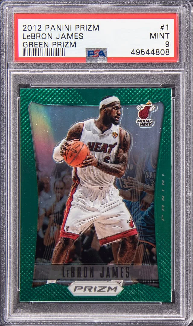 2012 Panini Prizm LeBron James #1 card image