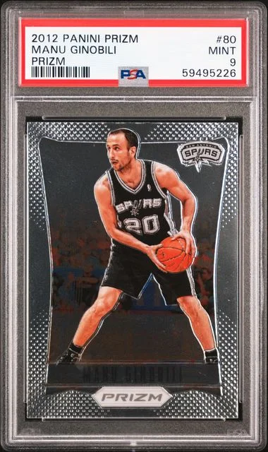 2012 Panini Prizm Manu Ginobili Prizm #80 card image