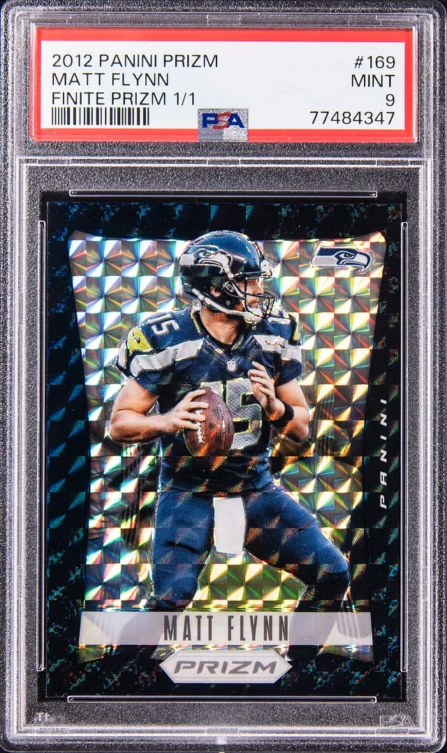 2012 Panini Prizm Matt Flynn Finite Prizm #169 card image