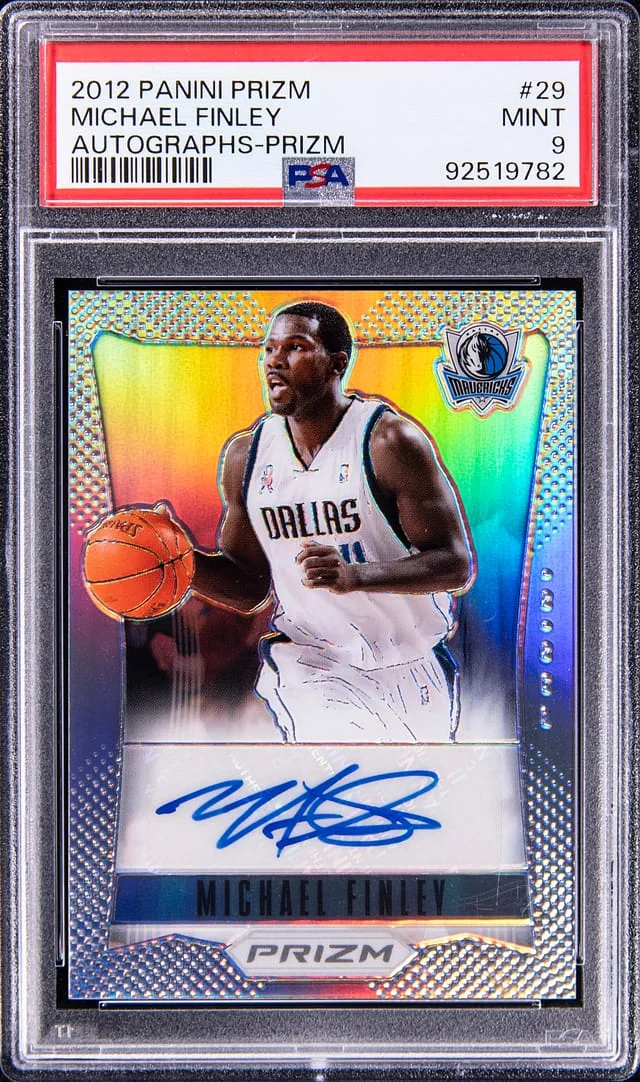 2012 Panini Prizm Michael Finley Autographs Prizm #29 card image