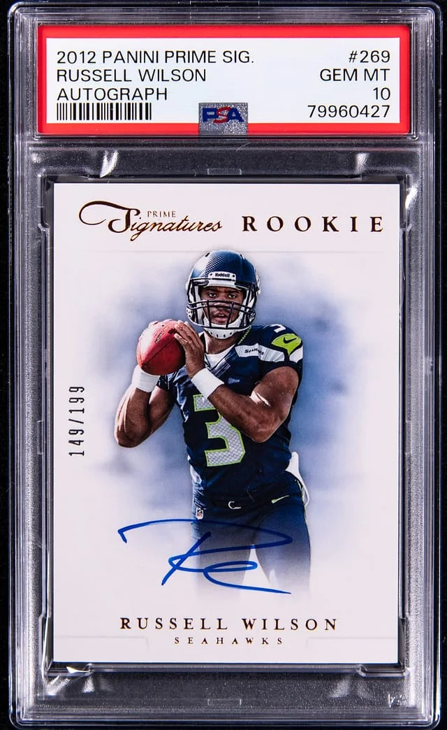 2012 Panini Russell Wilson Pime Signatures #269 card image