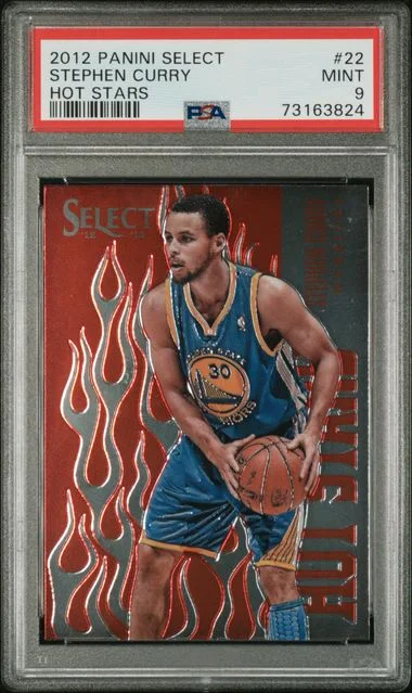 2012 Panini Select Stephen Curry Hot Stars #22 card image