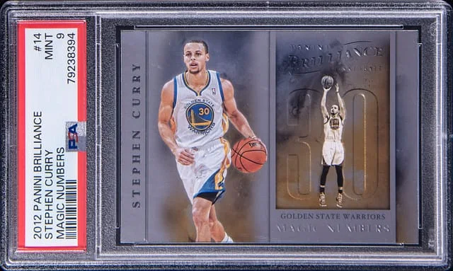 2012 Panini Stephen Curry Brilliance Magic Numbers #14 card image