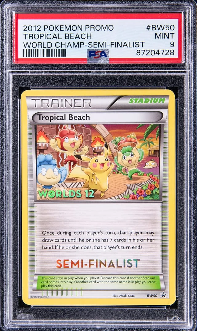 2012 Pokemon Promo World Championship Semi-Finalist Tropical Beach #BW50 card image