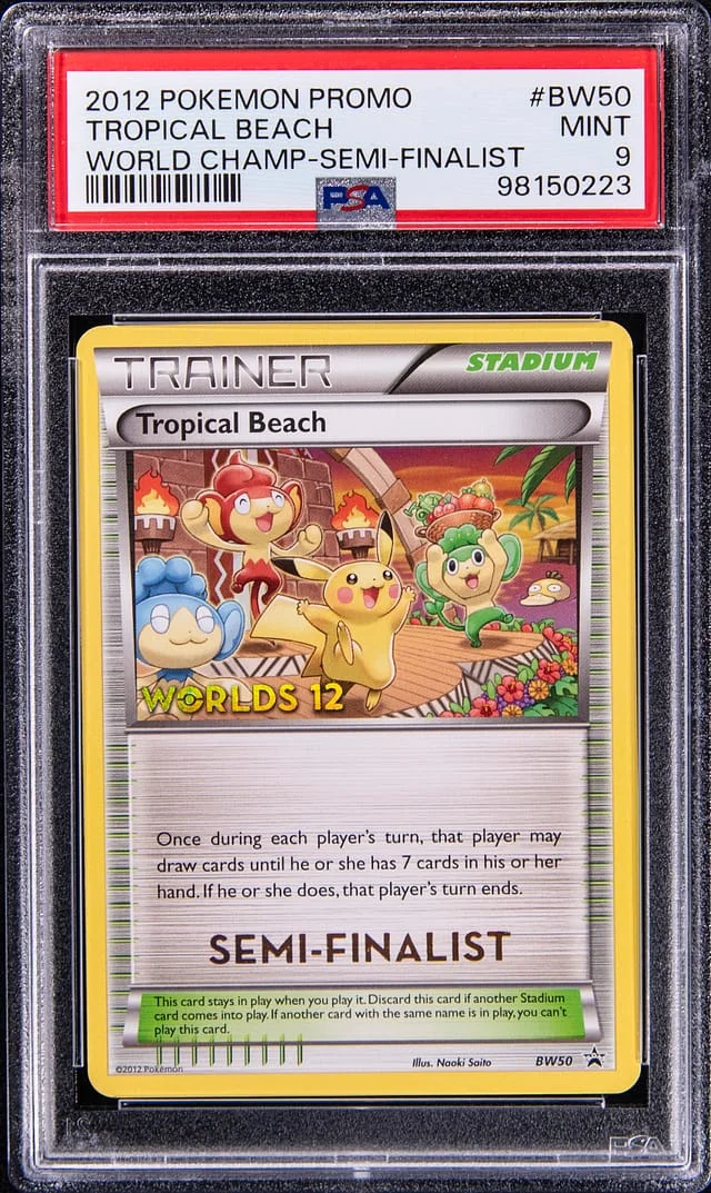 2012 Pokemon Promo World Championships Semi-Finalist Tropical Beach #BW50 card image