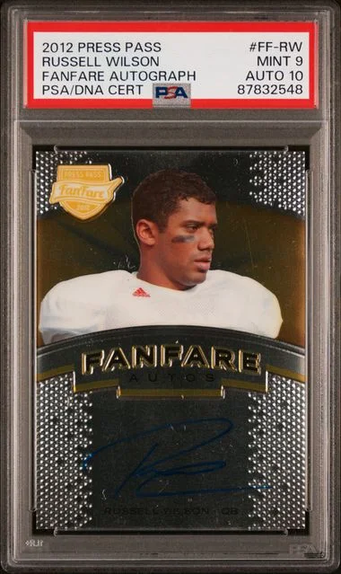 2012 Press Pass Fanfare Autograph Russell Wilson #FF-RW card image