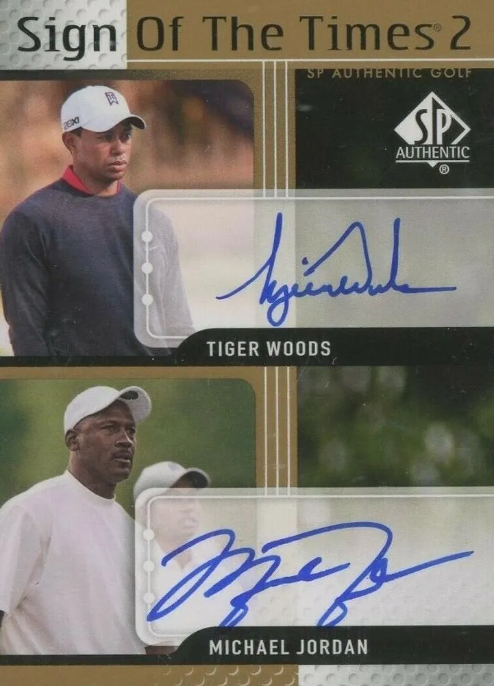 2012 SP Authentic Michael Jordan Sign of the Times 2 #ST2-TM card image