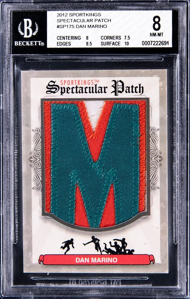2012 Sport Kings Spectacular Patch Dan Marino #SP1 card image