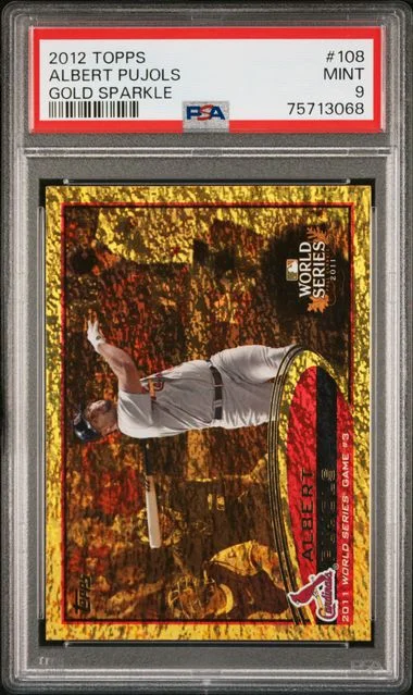 2012 Topps Albert Pujols Gold Sparkle #108 card image