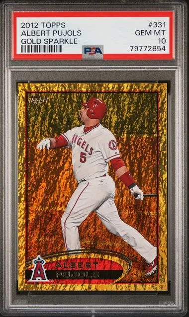 2012 Topps Albert Pujols Gold Sparkle #331 card image
