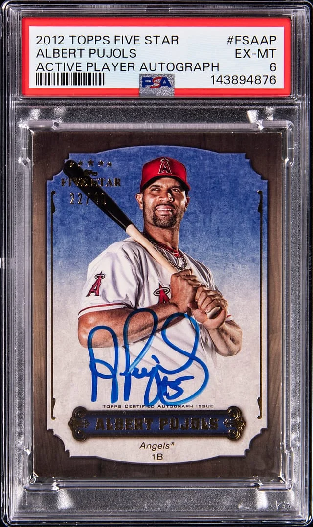 2012 Topps Albert Pujols Five Star Active Player Autograph #FSA-AP card image