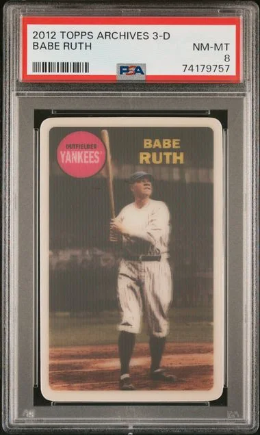 2012 Topps Archives Babe Ruth #3-D card image