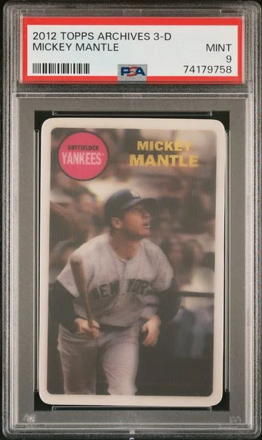 2012 Topps Archives Mickey Mantle #3-D card image