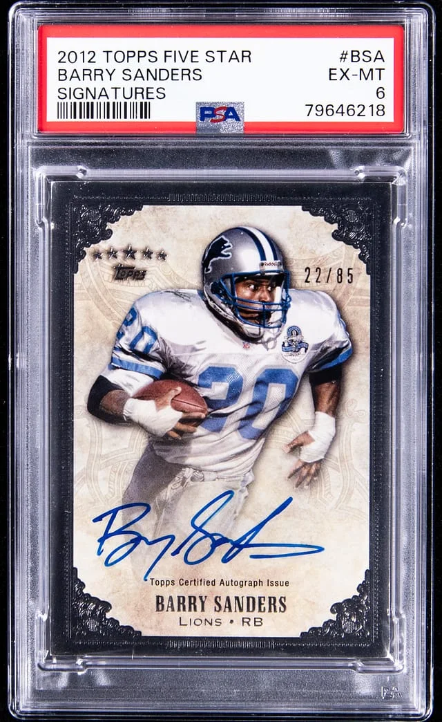2012 Topps Barry Signers Five Star Signatures #FSS-BSA card image
