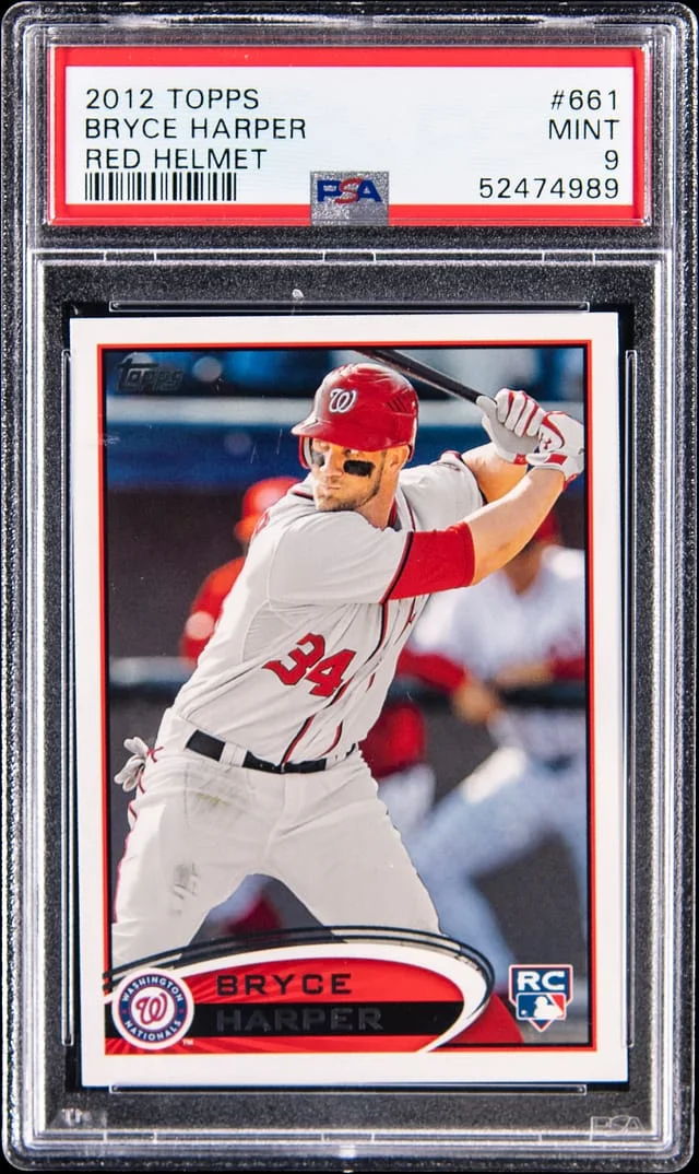 2012 Topps Bryce Harper, Red Helmet, #661 card image