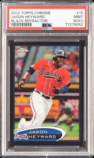 2012 Topps Chrome Jason Heyward Refractor #12 card image