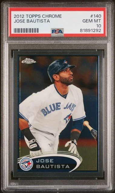 2012 Topps Chrome Jose Bautista #140 card image
