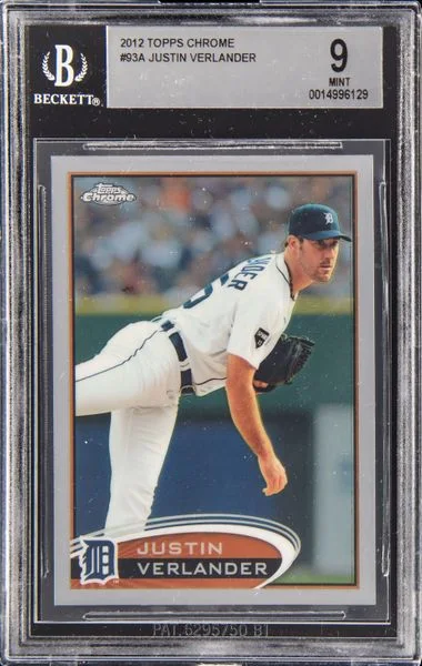 2012 Topps Chrome Justin Verlander #93A card image
