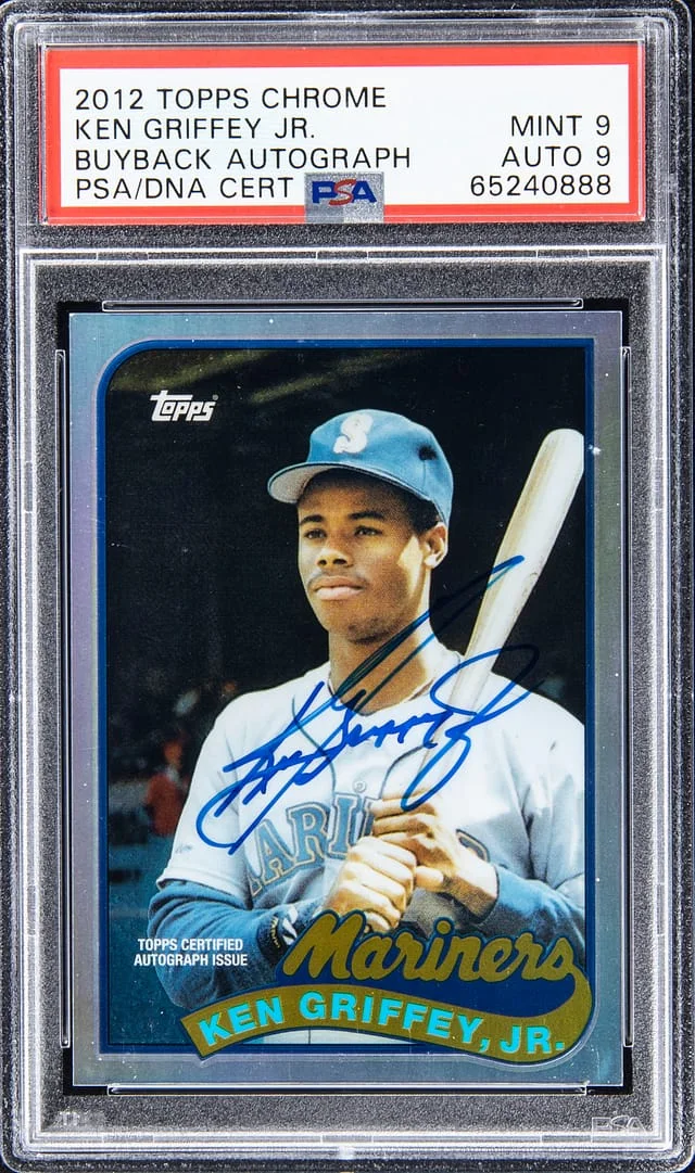 2012 Topps Chrome Ken Griffey Jr. Buyback Autograph #41T card image