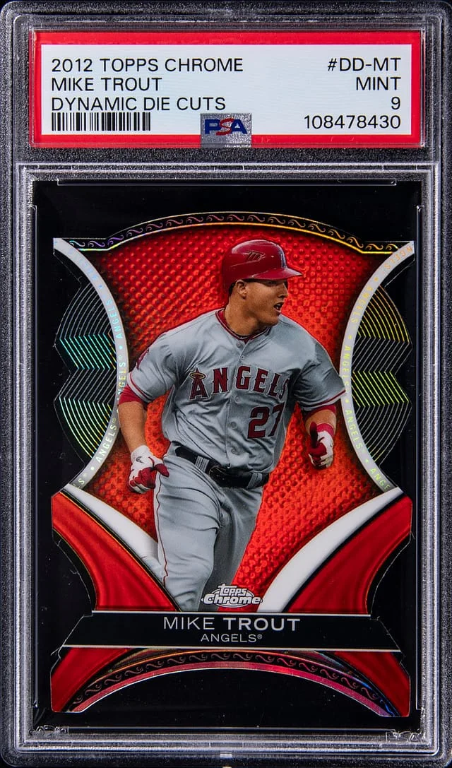 2012 Topps Chrome Mike Trout Dynamic Die Cuts #DD-MT card image