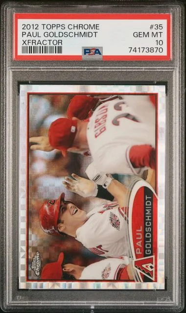 2012 Topps Chrome Paul Goldschmidt #35 card image