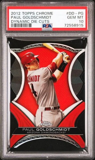2012 Topps Chrome Paul Goldschmidt Dynamic Die Cuts #DD-PG card image