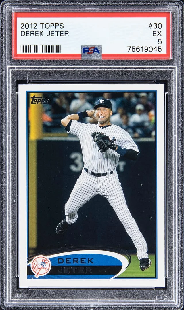 2012 Topps Derek Jeter Gold #30 card image