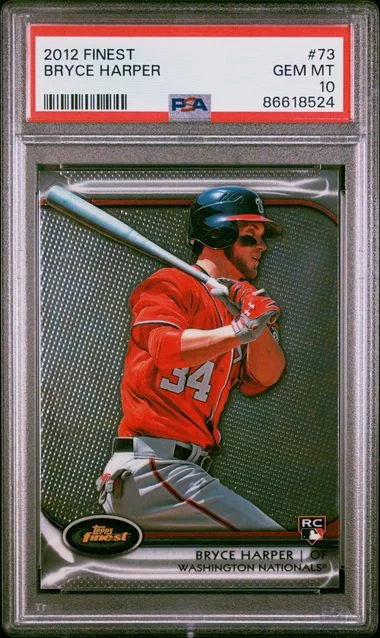 2012 Topps Finest Bryce Harper #73 card image