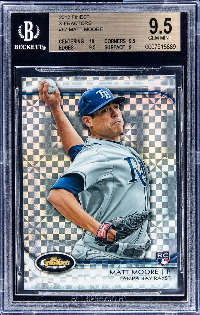2012 Topps Finest Matt Moore X-Fractors #67 card image
