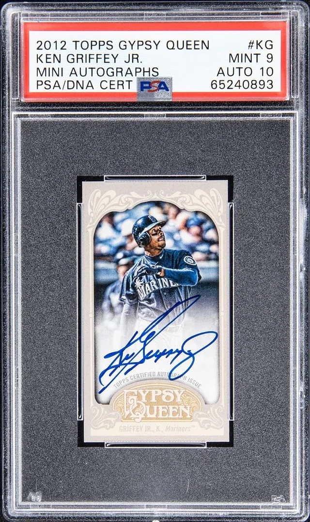 2012 Topps Gypsy Queen Ken Griffey Jr. Mini Autograph #GOMA-KG card image