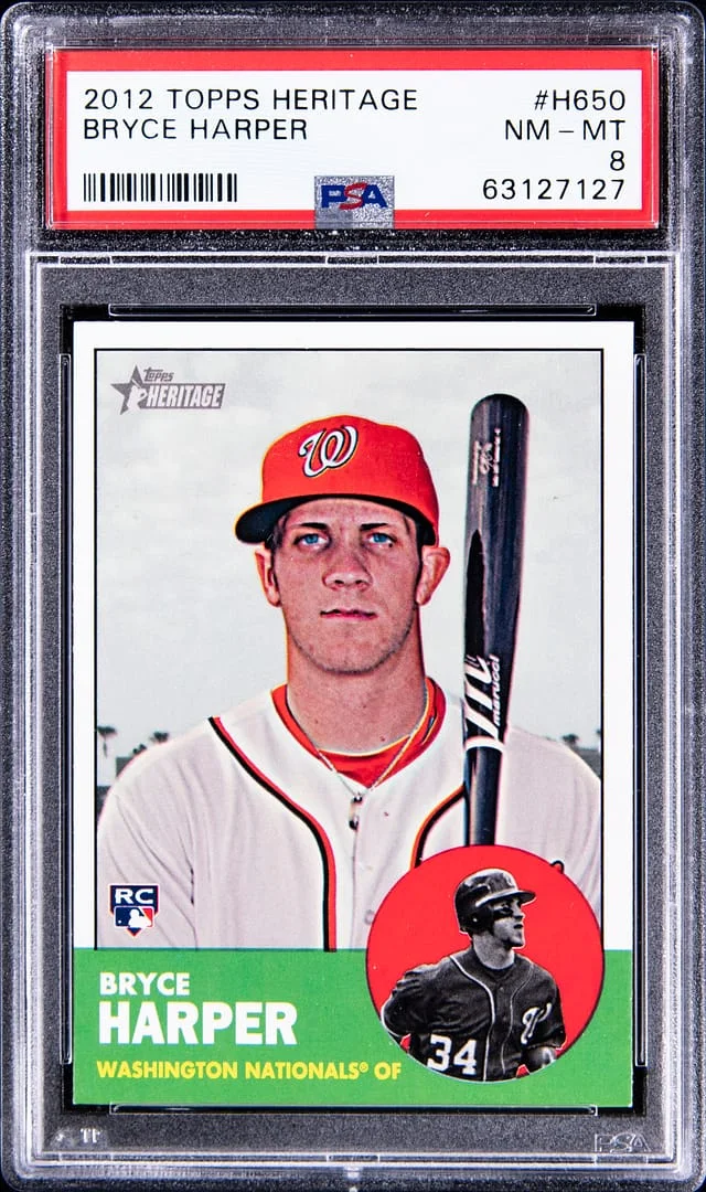 2012 Topps Heritage Bryce Harper #H650 card image