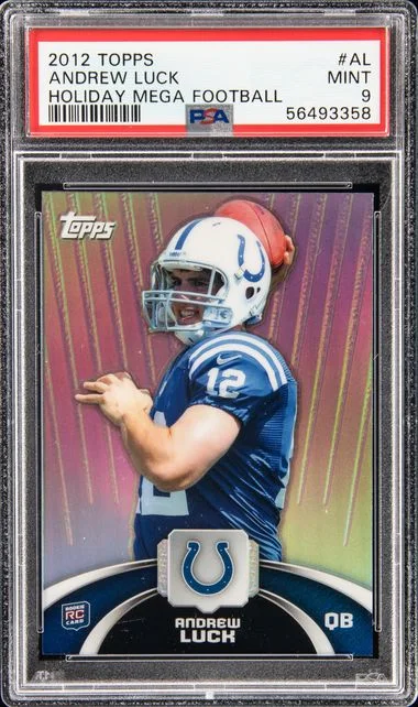 2012 Topps Holiday Mega Football Al Andrew Luck #no-number card image